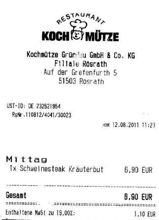 gcup Hffner Kochmtze Restaurant
